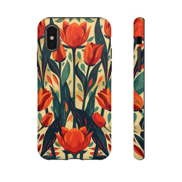 Phone Case - Aesthetic Floral Pattern Tough Case - Image 5