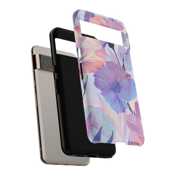 Phone Case - Holographic Floral Pattern Tough Case - Image 158