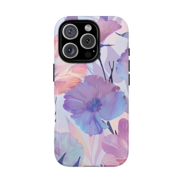 Phone Case - Holographic Floral Pattern Tough Case - Image 183