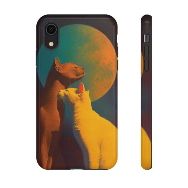 Phone Case - Aesthetic Love Cats themed Tough Case - Image 3