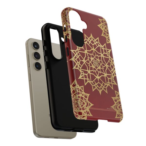 Phone Case - Beautiful Red Wine and Gold Pattern - Image 134