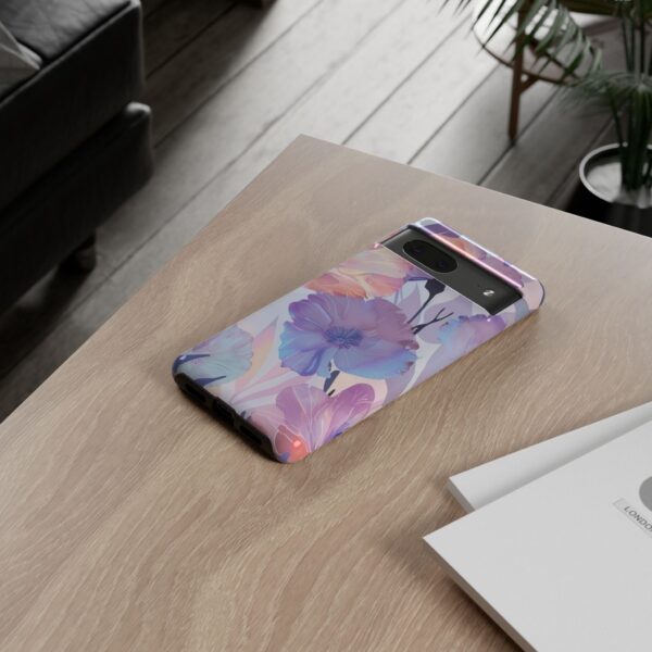 Phone Case - Holographic Floral Pattern Tough Case - Image 90