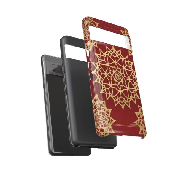 Phone Case - Beautiful Red Wine and Gold Pattern - Image 89