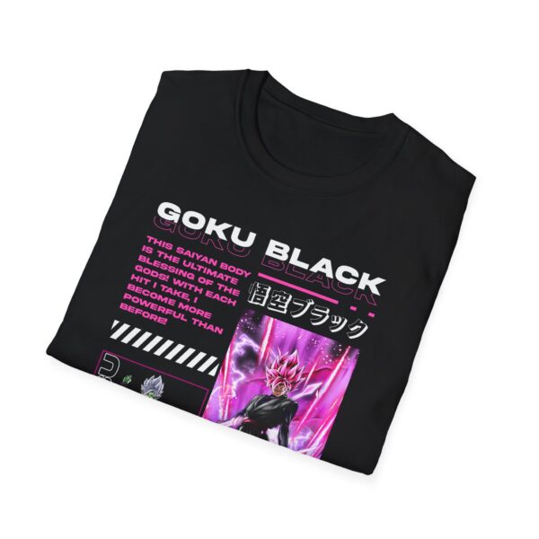 Anime Streetwear T-Shirt featuring Goku Black - Image 4