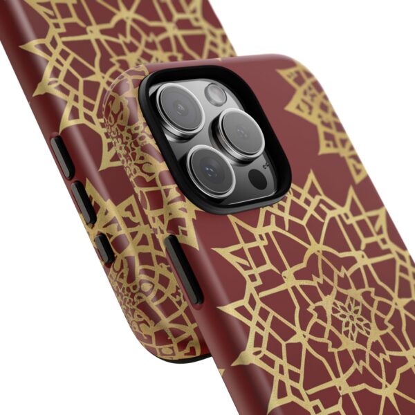 Phone Case - Beautiful Red Wine and Gold Pattern - Image 196