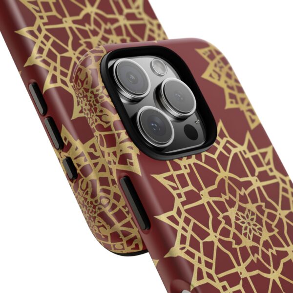 Phone Case - Beautiful Red Wine and Gold Pattern - Image 188