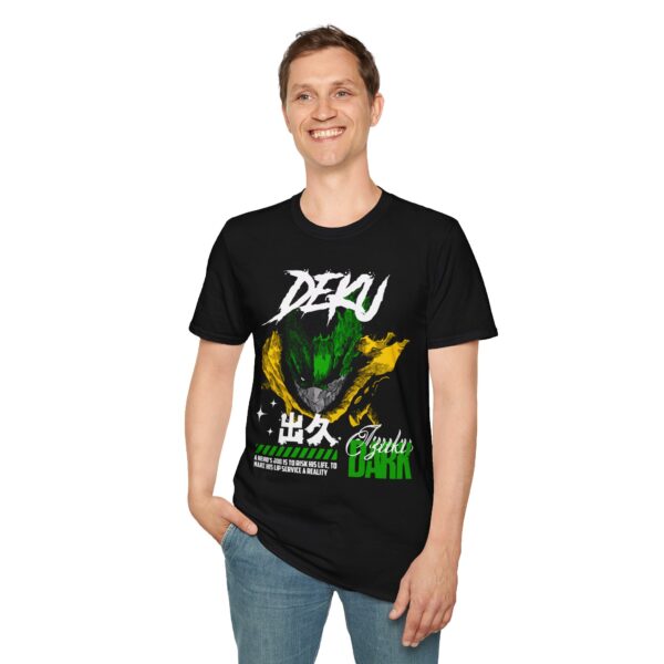 Dark Deku T-Shirt - My Hero Acadamia Anime Streetwear Design - Image 7