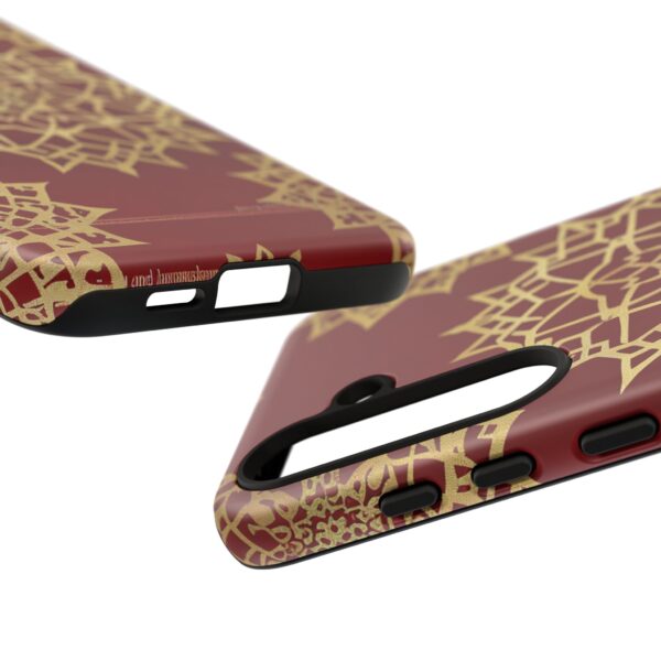 Phone Case - Beautiful Red Wine and Gold Pattern - Image 141