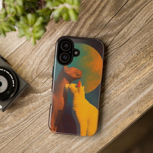 Phone Case - Aesthetic Love Cats themed Tough Case - Image 170