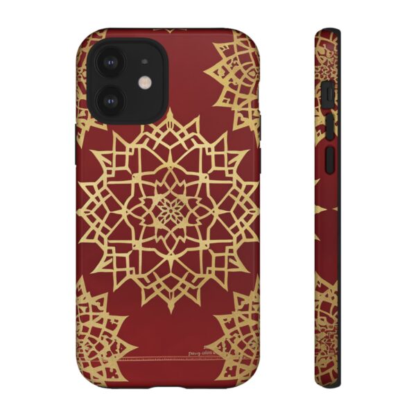 Phone Case - Beautiful Red Wine and Gold Pattern - Image 17