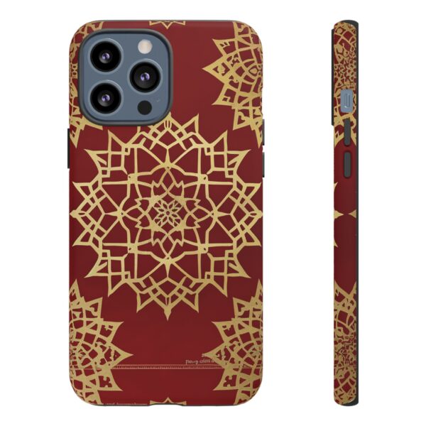 Phone Case - Beautiful Red Wine and Gold Pattern - Image 37