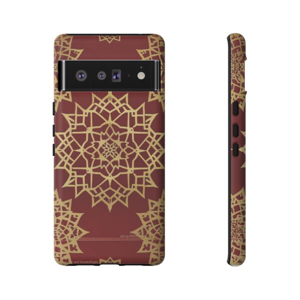 Phone Case - Beautiful Red Wine and Gold Pattern - Image 99