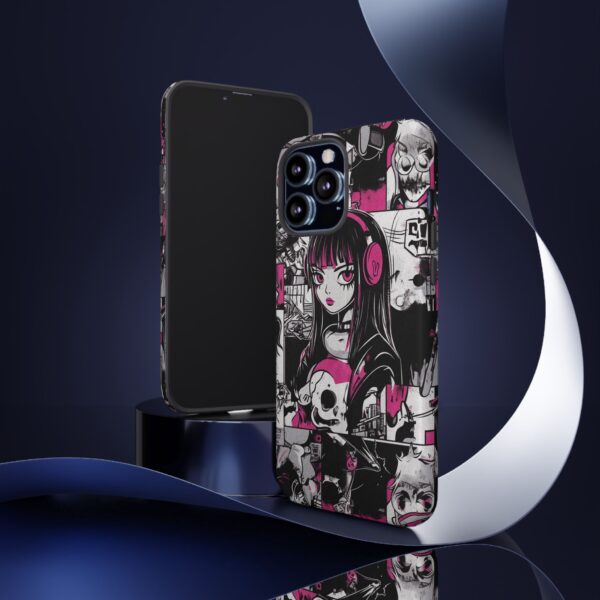 Goth Girl pop art phone case - Image 38