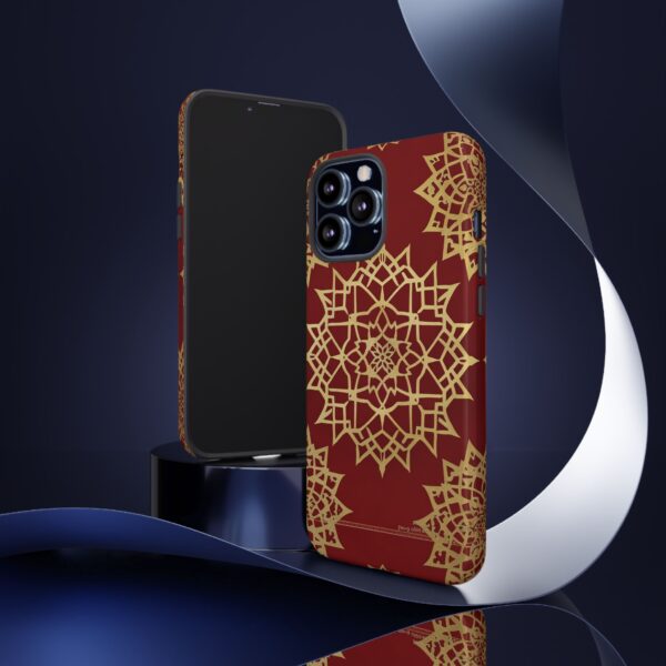 Phone Case - Beautiful Red Wine and Gold Pattern - Image 36