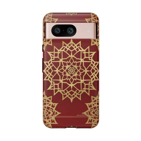 Phone Case - Beautiful Red Wine and Gold Pattern - Image 163