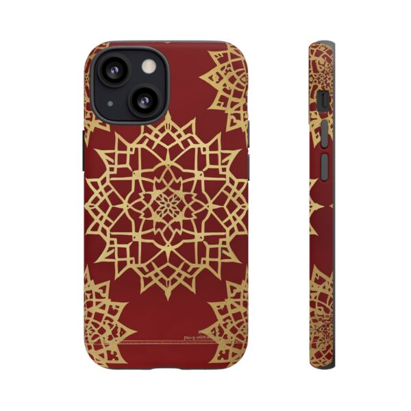 Phone Case - Beautiful Red Wine and Gold Pattern - Image 29