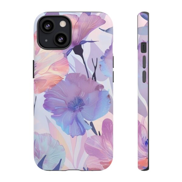 Phone Case - Holographic Floral Pattern Tough Case - Image 25