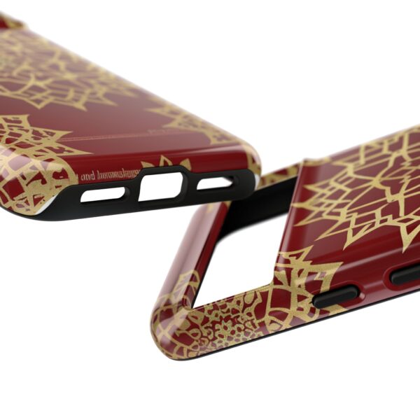 Phone Case - Beautiful Red Wine and Gold Pattern - Image 161