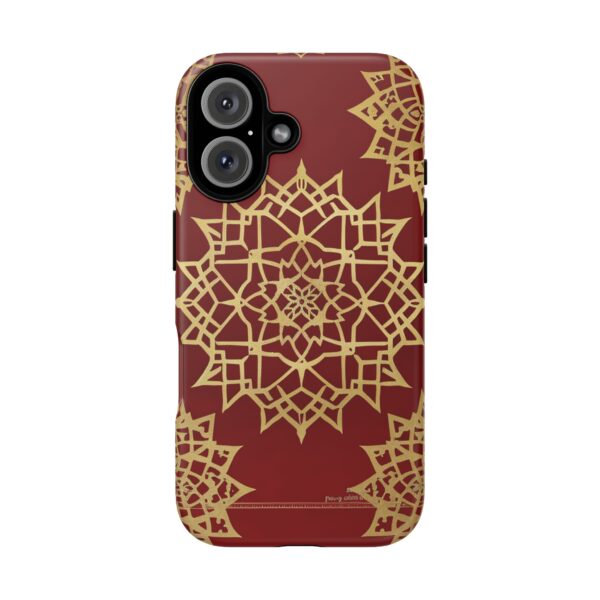 Phone Case - Beautiful Red Wine and Gold Pattern - Image 171