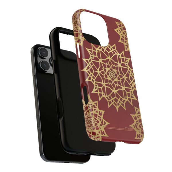 Phone Case - Beautiful Red Wine and Gold Pattern - Image 197