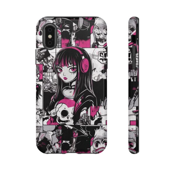 Goth Girl pop art phone case