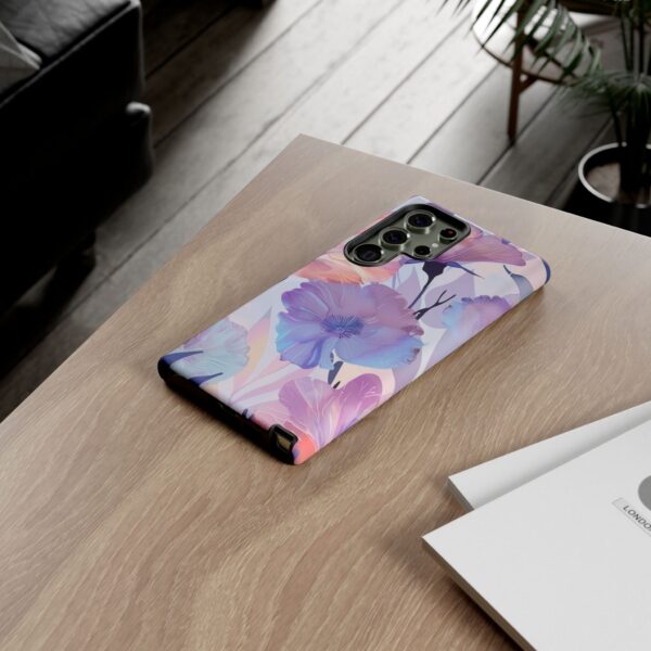 Phone Case - Holographic Floral Pattern Tough Case - Image 86