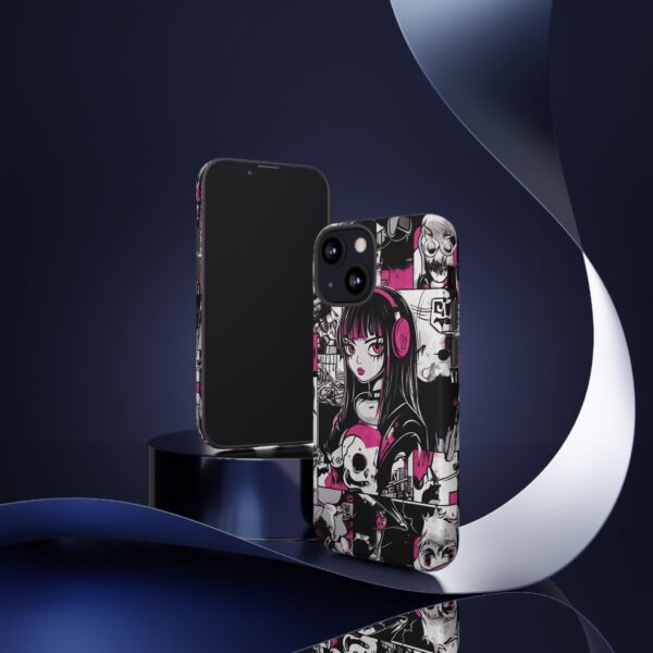 Goth Girl pop art phone case - Image 30