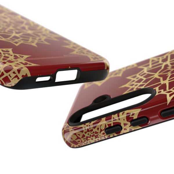 Phone Case - Beautiful Red Wine and Gold Pattern - Image 129