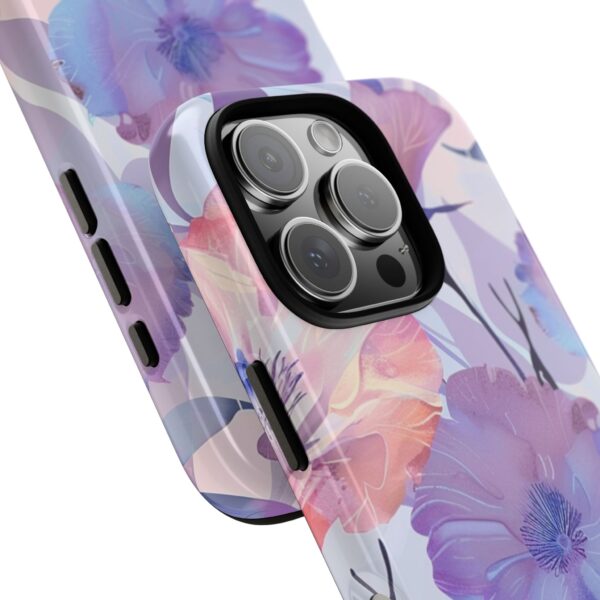 Phone Case - Holographic Floral Pattern Tough Case - Image 184