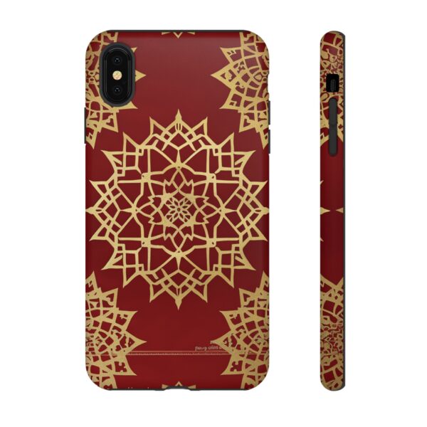 Phone Case - Beautiful Red Wine and Gold Pattern - Image 8