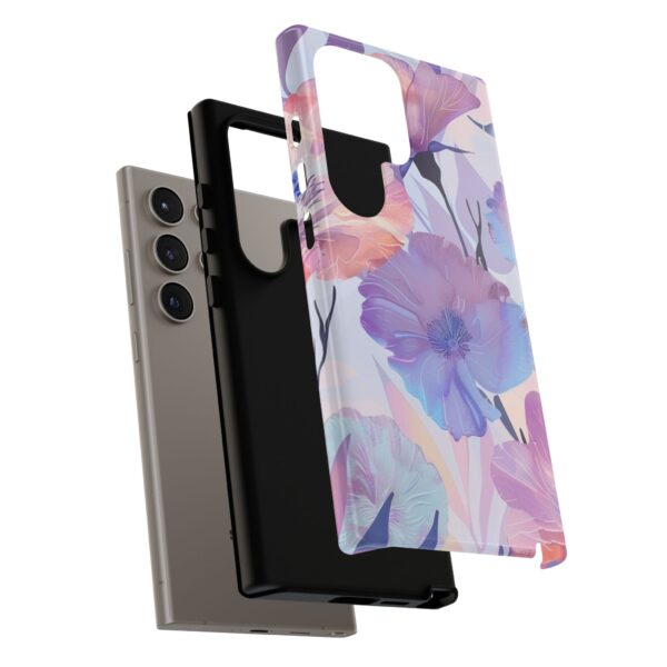 Phone Case - Holographic Floral Pattern Tough Case - Image 146