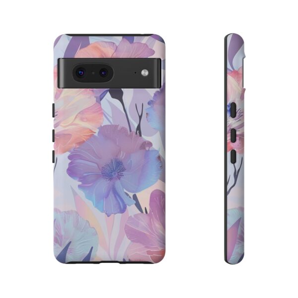 Phone Case - Holographic Floral Pattern Tough Case - Image 91