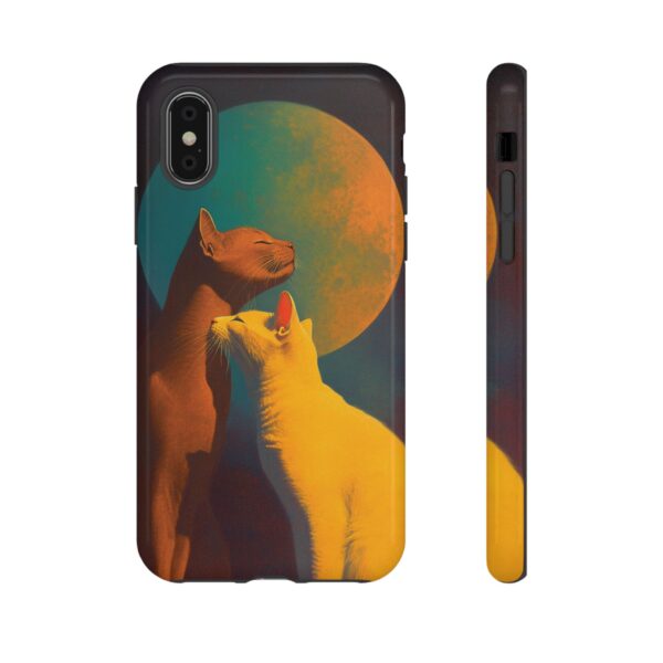 Phone Case - Aesthetic Love Cats themed Tough Case