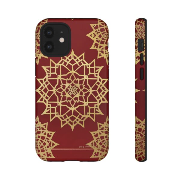 Phone Case - Beautiful Red Wine and Gold Pattern - Image 15