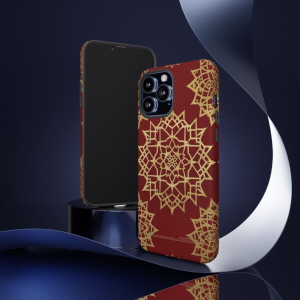 Phone Case - Beautiful Red Wine and Gold Pattern - Image 38