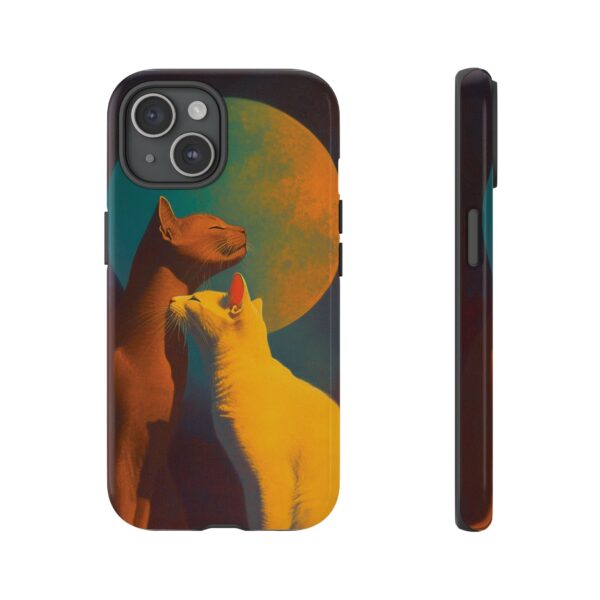 Phone Case - Aesthetic Love Cats themed Tough Case - Image 103