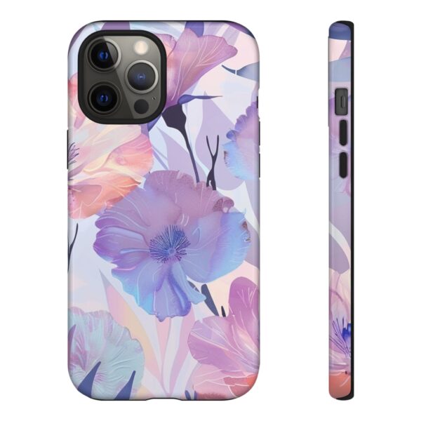 Phone Case - Holographic Floral Pattern Tough Case - Image 21