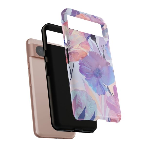 Phone Case - Holographic Floral Pattern Tough Case - Image 162