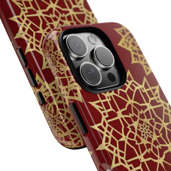 Phone Case - Beautiful Red Wine and Gold Pattern - Image 184