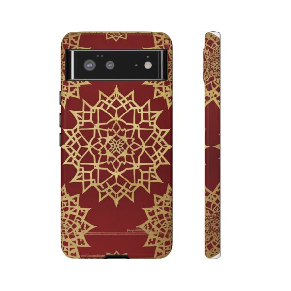 Phone Case - Beautiful Red Wine and Gold Pattern - Image 43