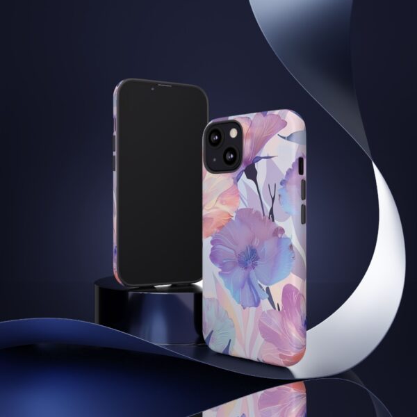 Phone Case - Holographic Floral Pattern Tough Case - Image 26