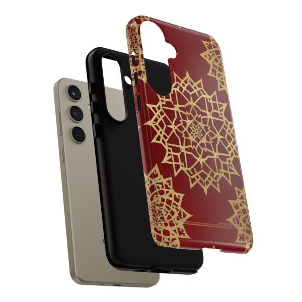 Phone Case - Beautiful Red Wine and Gold Pattern - Image 138