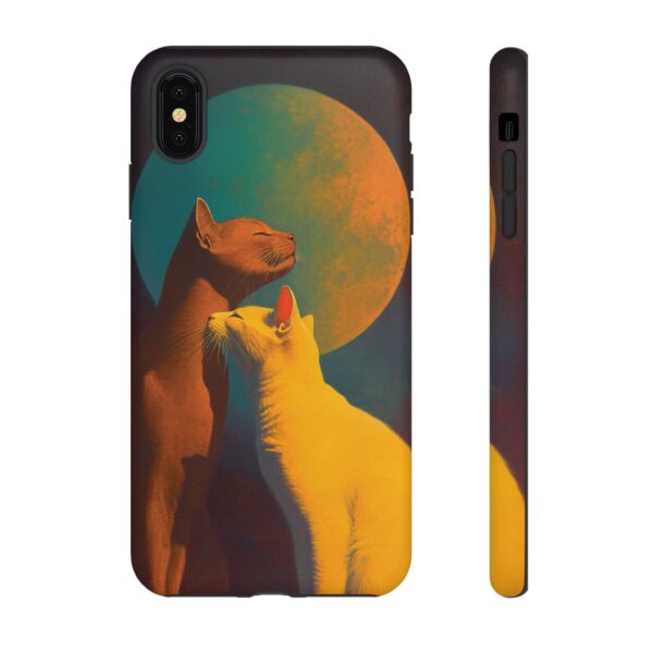 Phone Case - Aesthetic Love Cats themed Tough Case - Image 8