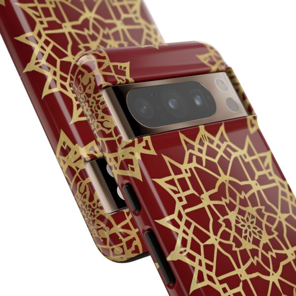 Phone Case - Beautiful Red Wine and Gold Pattern - Image 152