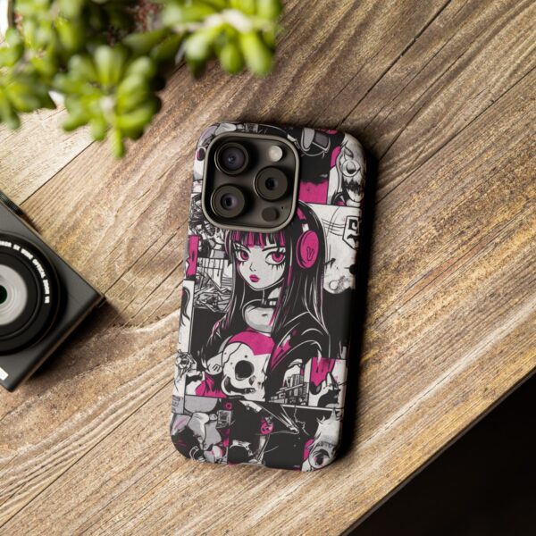 Goth Girl pop art phone case - Image 120