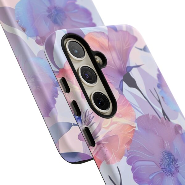 Phone Case - Holographic Floral Pattern Tough Case - Image 140