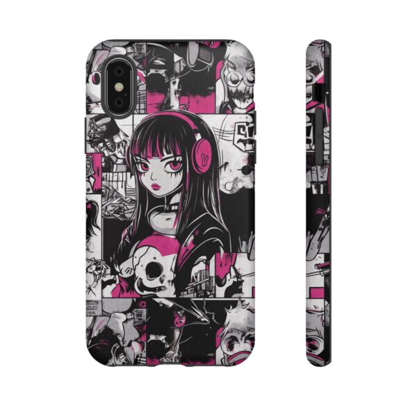 Goth Girl pop art phone case - Image 2