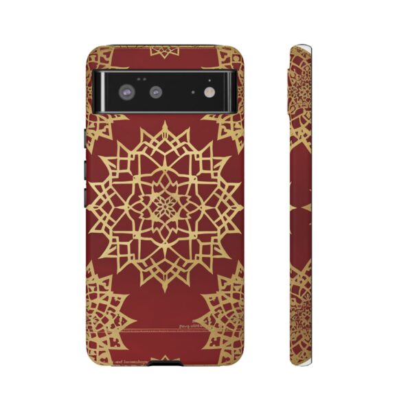 Phone Case - Beautiful Red Wine and Gold Pattern - Image 45