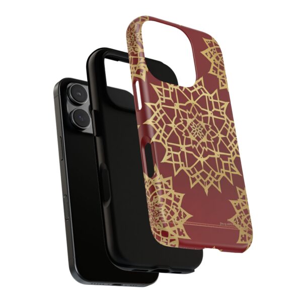 Phone Case - Beautiful Red Wine and Gold Pattern - Image 189