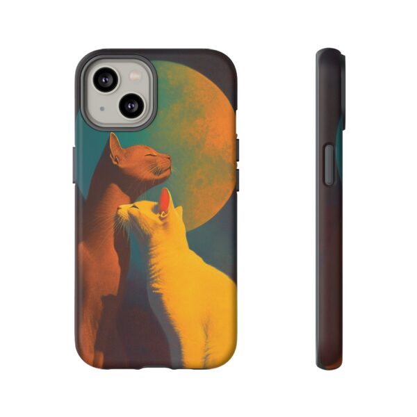 Phone Case - Aesthetic Love Cats themed Tough Case - Image 51